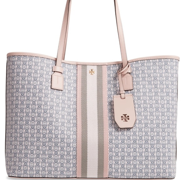 Tory Burch Handbags - GIMINI LINK COATED CANVAS BAG